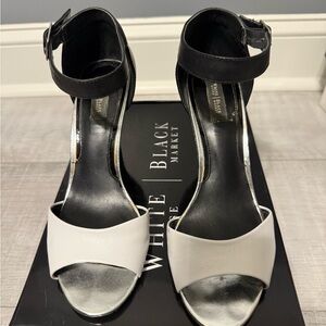 White House Black Market Two-Tone Heels - Charlotte, Size 8